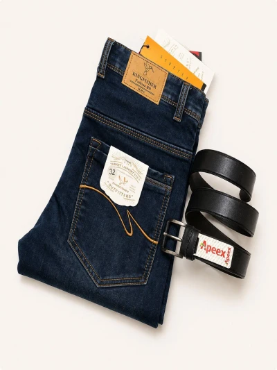 Kingfisher Jeans Dark Blue (Belt)