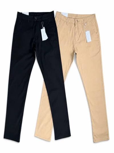 Chino 2 Pcs ombo Black & Khaki