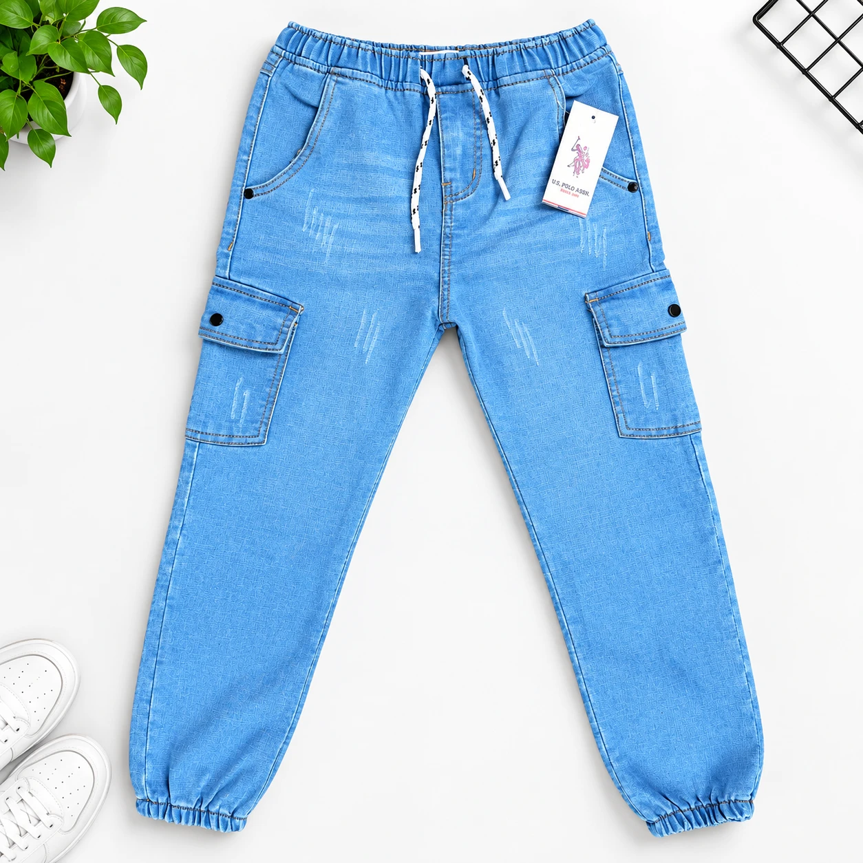 Boys 6 Pocket Cargo Long Pant (2 pcs Combo)